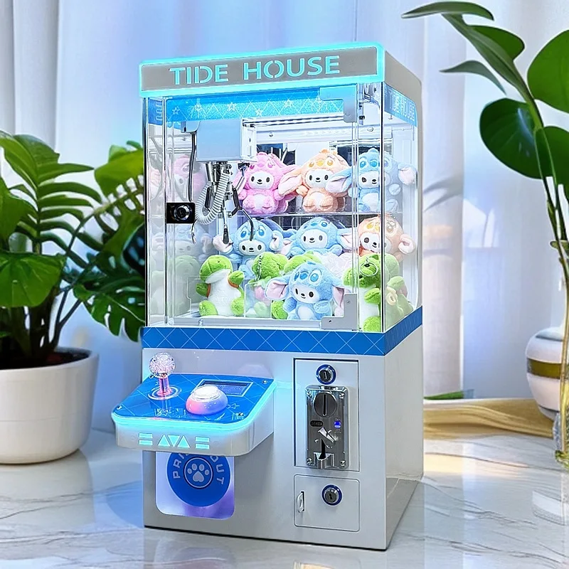 

Single new boutique doll machine clip doll machine household clip children's doll grabbing machine small coin-operated mini