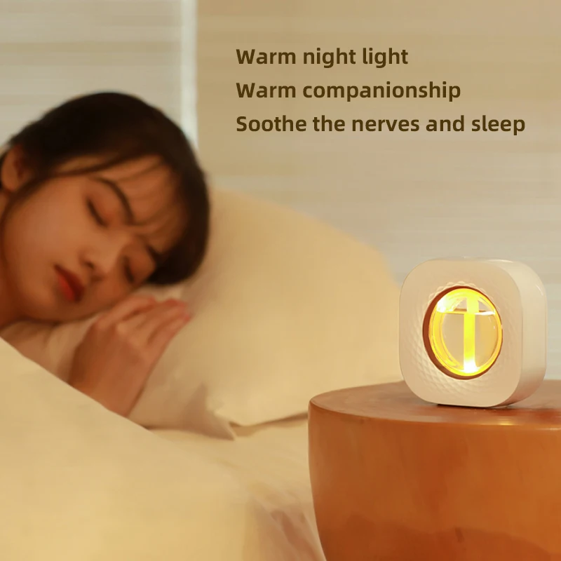 Difusor de Aroma para el hogar y la Oficina, lámpara de aceite esencial, ambientador de fragancia ultrasónico portátil con USB, luz nocturna, 3 velocidades