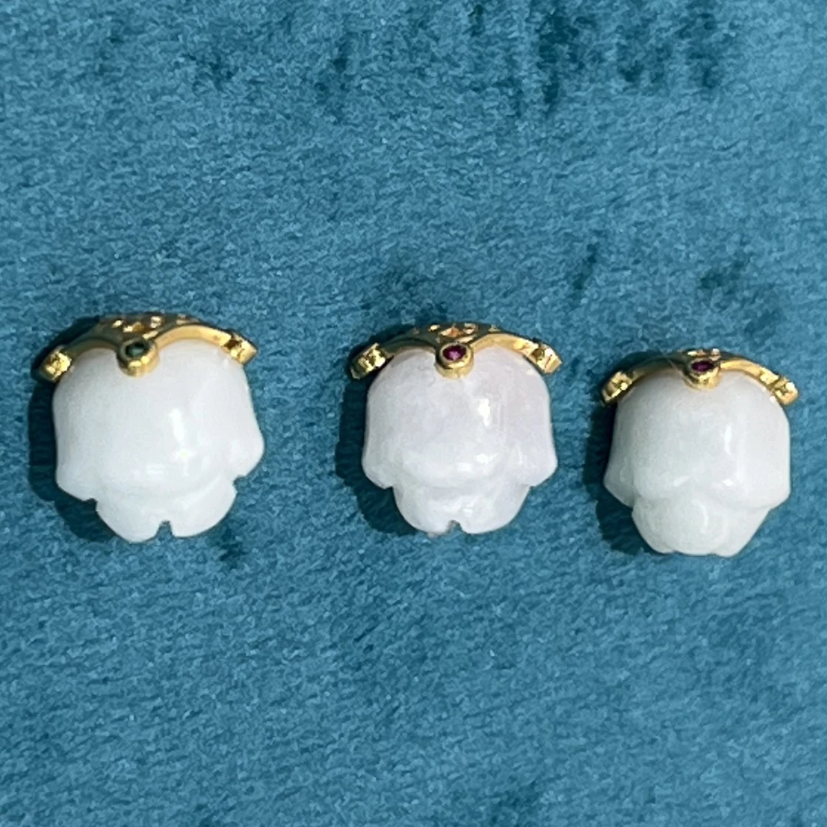 11x11 مللي متر اليشم زهرة السحر مع تخريمية ذهبية و لهجات جوهرة قسط DIY بها بنفسك مستلزمات صناعة المجوهرات لقلادة سوار القرط