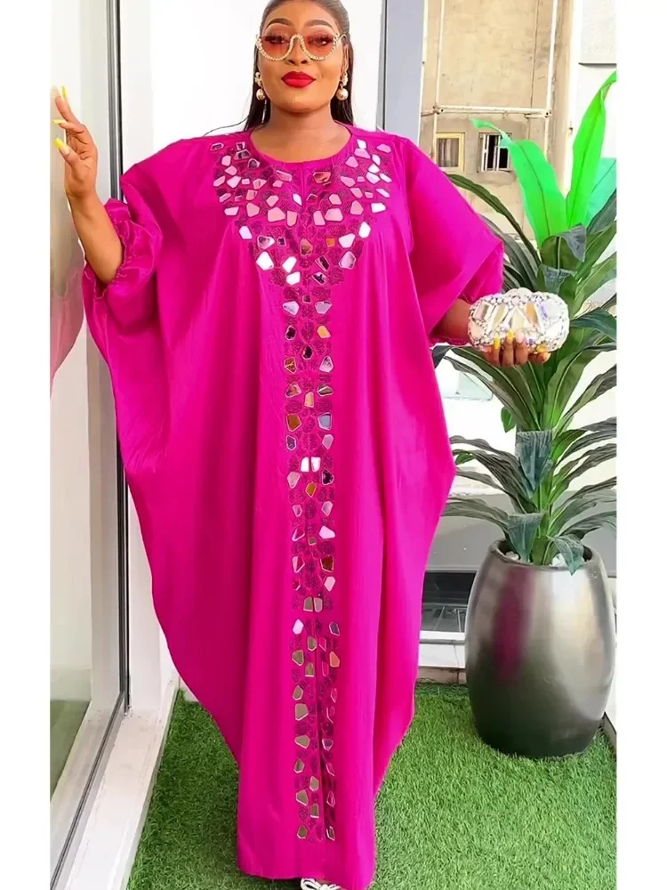 Abayas para mulheres dubai africano muçulmano moda vestido caftan marocain vestidos de festa à noite cetim boubou robe djellaba femme 2024