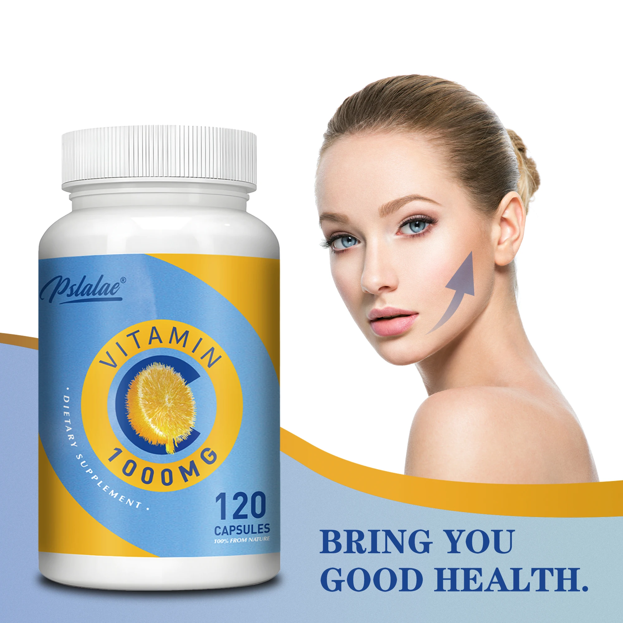 

Витамин С 1000 мг — антиоксидант, способствует выработке коллагена, повышенной сотовой энергией, поддерживает здоровье кожи, волос и ногтей.