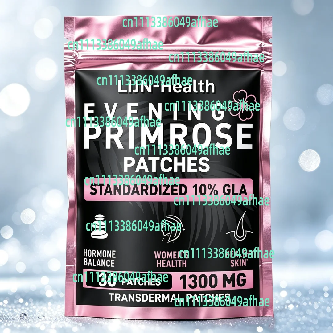 30 Patches Evening Primrose Oil Transdermal Patches - Sourced Hormone Support