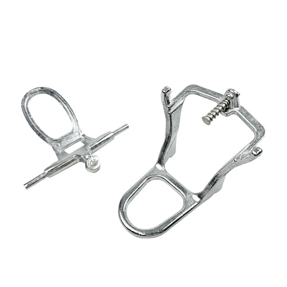 Regulowany artykulator dentystyczny L M S, rama do artikulacji protez do montażu modeli zębów prefabrykowanych, dla technika dentystycznego w laboratorium dentystycznym.