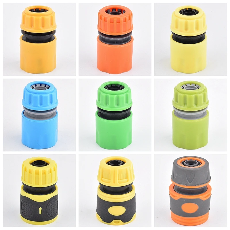 

1/2" Garden Hose Quick Connector Tap Car Washer Hose Connector Quick Repair Damage Water Leakage Irrigation System Accessories