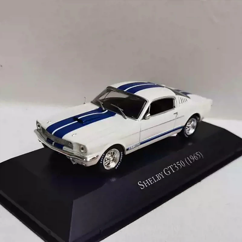 Diecast 1:43 Scale Muscle Ford SHELBY GT350 1965 Alloy Car Model Toy Collectible Ornament Souvenir Toys Cars