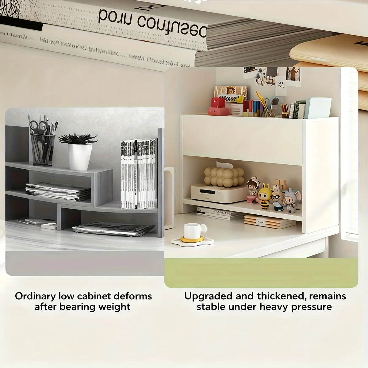 Double-layer Desktop Storage O - Ideal Stationery & Office Supply review and price