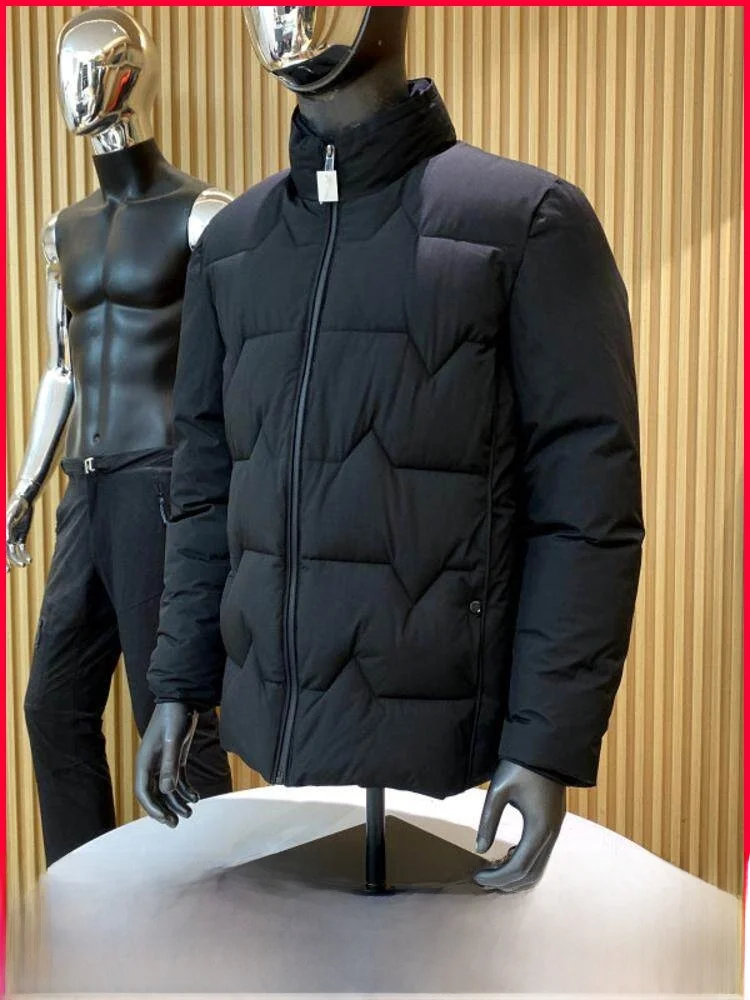 

Outdoor Men's Casual Commuter Warm Windproof Cotton Jaet Zipper Closure Long Sve Faionable Urban Sle Polyester Fiber