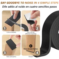 Non Slip Furniture Pads Self Adhesive Rubber Furniture Leg Protectors Heavy Duty Floor Protectors for Chairs Tables Sofas Floors 6