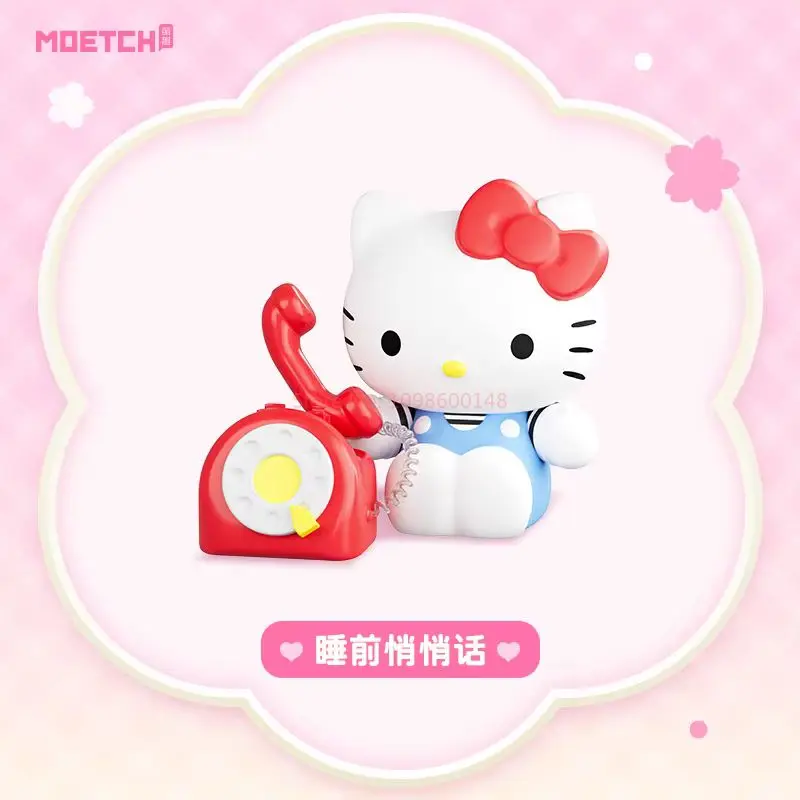 

HelloKitty заводной сигнал Kitty Cat Коллекционная фигурка модная игрушка украшение подарок слепая коробка милые движущиеся детали фигурка