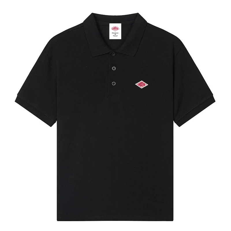 Camiseta Polo Unisex Manga Corta Bordado en Algodón