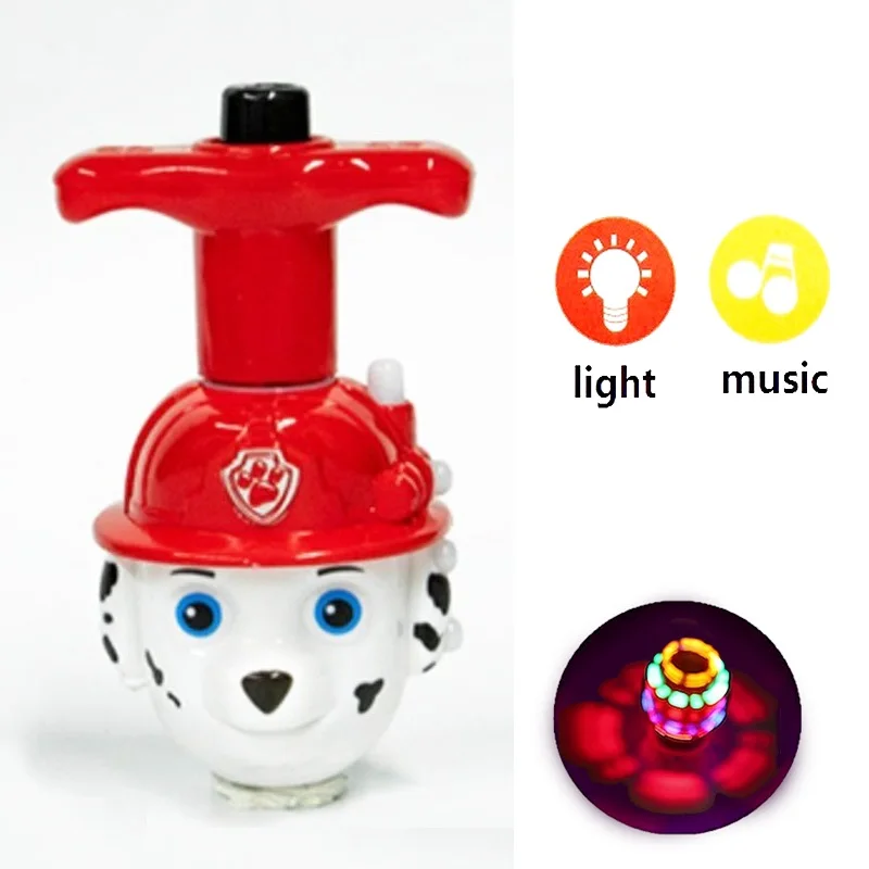 Pokemon Pikachu Gyro Toy with Music Luminous Colorful spiderman Paw Patrol Spinning Top Rotating Party Antistress Gyroscope Toy