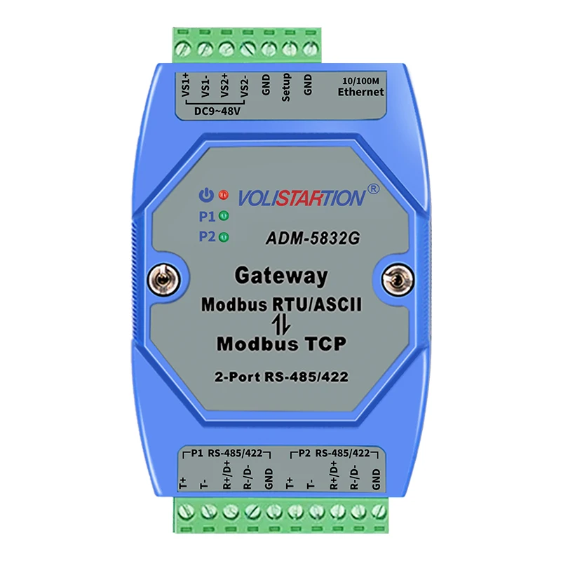 

Adm-5832g Professional Gateway Industrial Level 2 Port Rs485/422 Rtu To Tcp