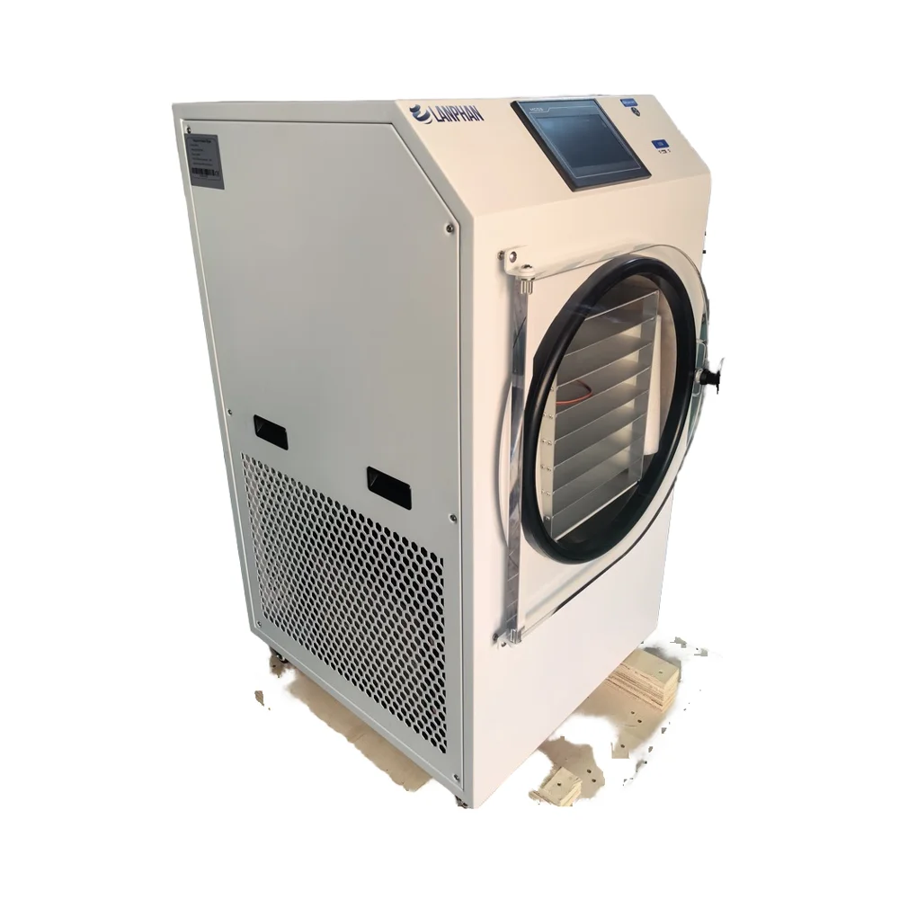 8 Trays Black and White Freeze Drying Dryer Machine Equipment with Vacuum Pump Price