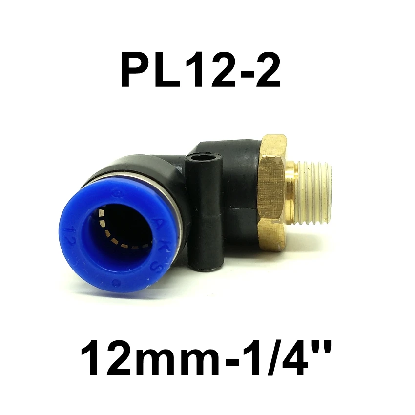 5pcs/lot  Pneumatic Fittings L type12mm-1/4