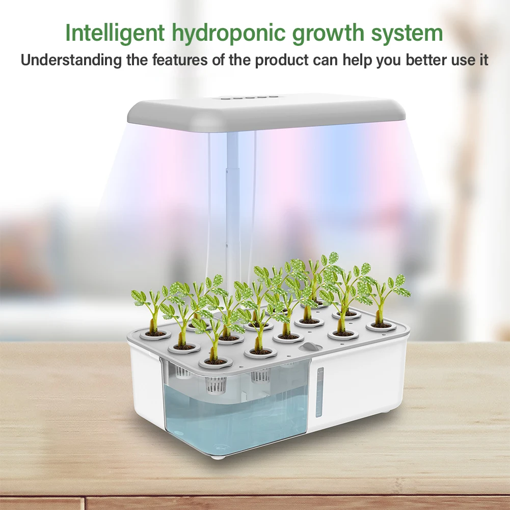 For Wifi Smart Plant Hydroponic Machine Garden Flowers Herb Seediing Planter APP Voice Control Work with Alexa Google