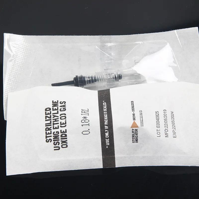 50 قطعة تجميل دائم الوشم الإبر الثورة برغي خراطيش إبرة لآلة الوشم الدوارة اللؤلؤة السوداء P300 SMP #6