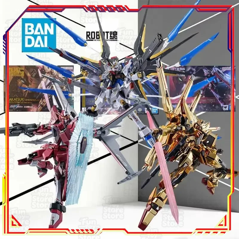Bandai Mobile Suit Gundam SEED FREEDOM Akatsuki Gundam ORB-01 Metal Robot Spirits Shiranui Equipment Action Figure Toy