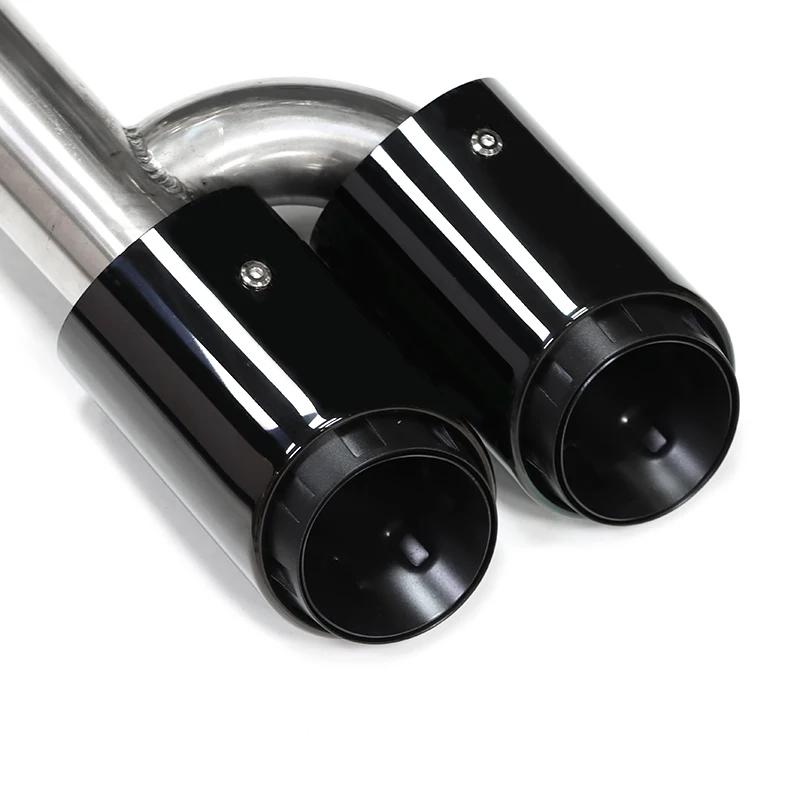 2pcs/lot Quad Exhaust Tip For Porsche Cayenne 957 2007-2010 Muffler Tip Tailpipe Exhaust System Nozzle view 4