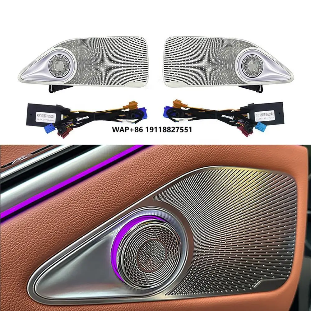 

Premium Rotating Rear Door Tweeter Speakers with 64-Color Ambient LED Light for W223