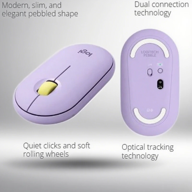 LogitechMX Anywhere 3S / M350/G402 Silent Mouse! Silent Keys, Bluetooth 2.4G Dual Mode, kompatibel mit Laptops, Colorful Appea