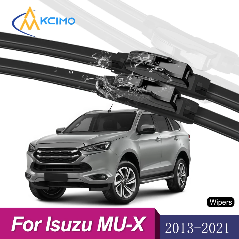 

Front Windshield Wiper Blades For Isuzu MU-X RF 2013-2021 All-Weather Performance Streak-Free Direct Replacement Exact OE Fit