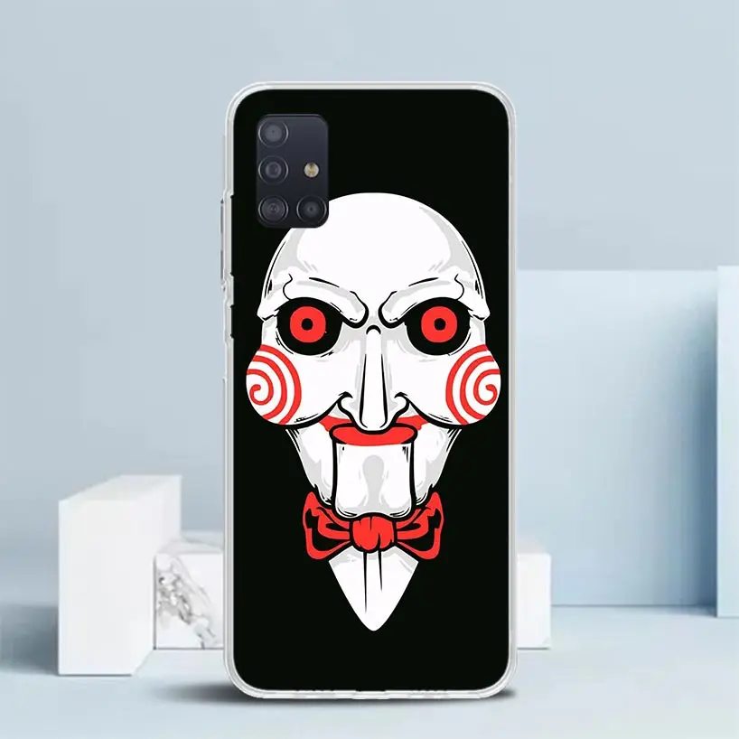 The Jigsaw Killer Horror Phone Case For Samsung Galaxy A51 A50S A41 A40 A31 A30S A21S A20S A20E A11 A10S A71 A70 A6 A7 A8 A9 Plu