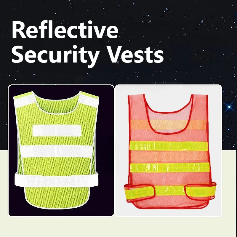 

Reflective Security Vests Reflective Safety Clothing Security Jacket Breathable Night Reflective Safety Vest for Outdoor Running
