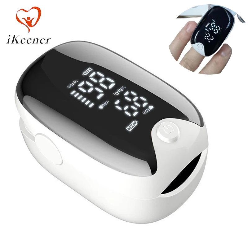 Pulse Fingertip Oximeter Blood Oxygen Saturation Monitor Oximeter Digital LCD SpO2 Heart Rate Home Health Care Monitor Device