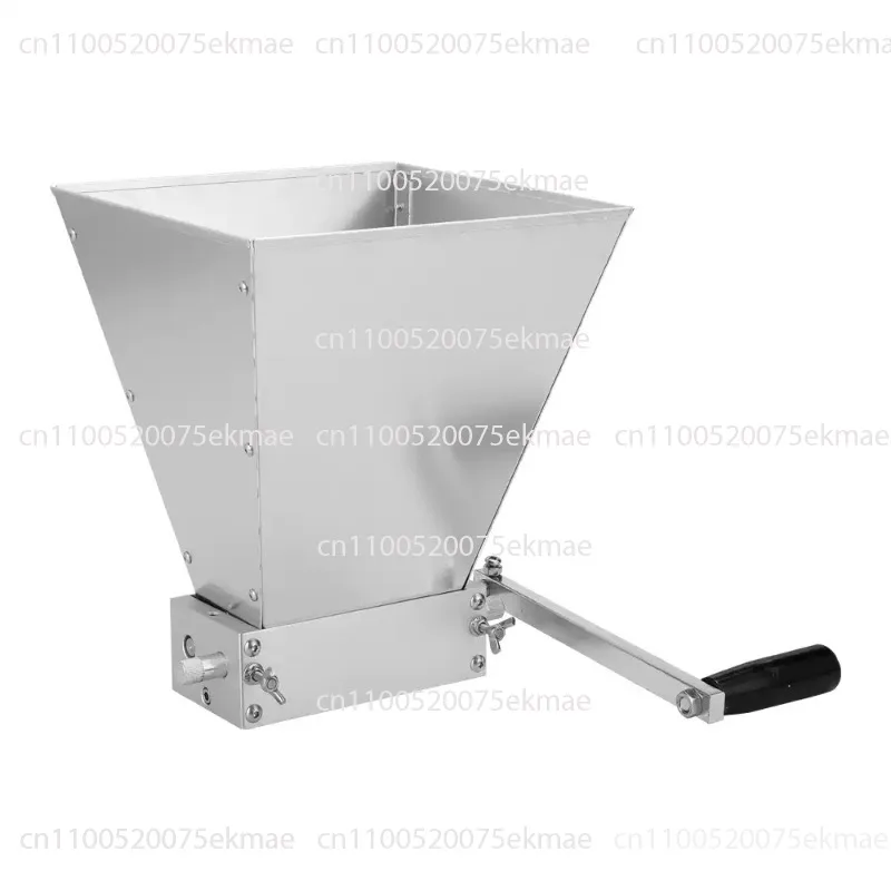 Metal Base Malt Mill Stainless Steel Roller Grinder Manual Crusher for Wheat Grain T Mill Beer Homebrew