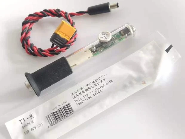 Not T12 aircraft model outdoor maintenance electric soldering iron white light T1 temperature control board