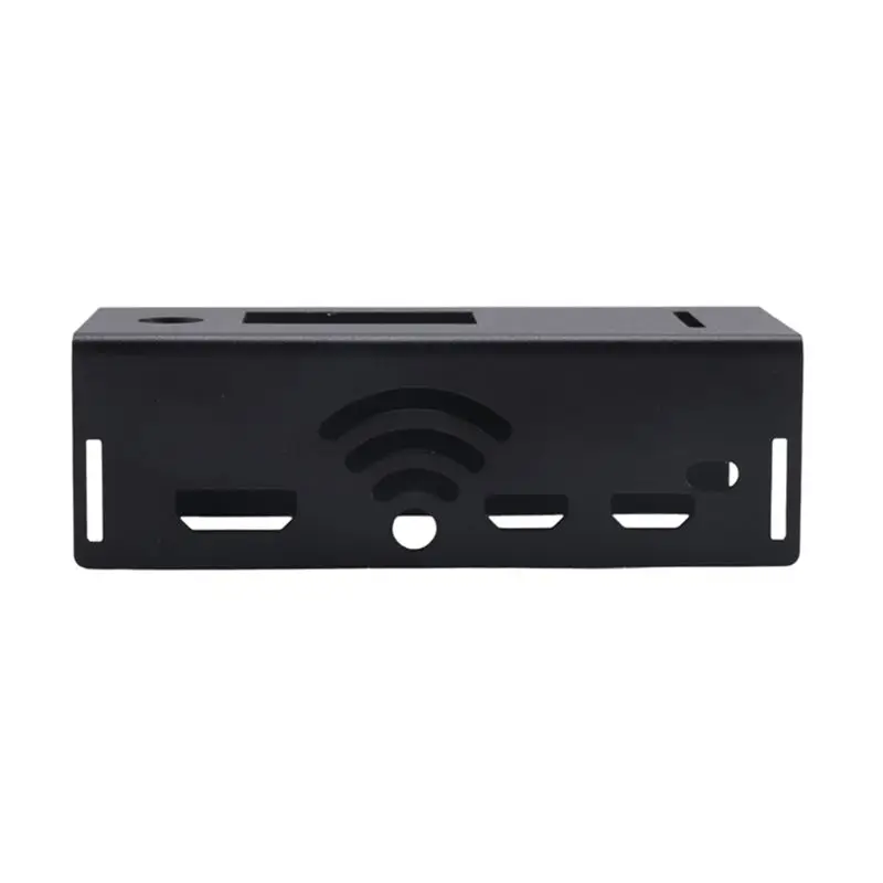 ABVO-10X Aluminium Alloy Case For MMDVM Hotspot Expansion Rainsun Board Radio Station Wifi Voice Modem Raspberry Pi W Black