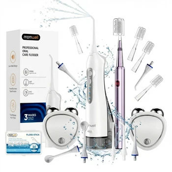 Upgraded Pro Detal Care Kit: 3-Mode Water Flosser & Electric Toothbrush | Premium Oral…