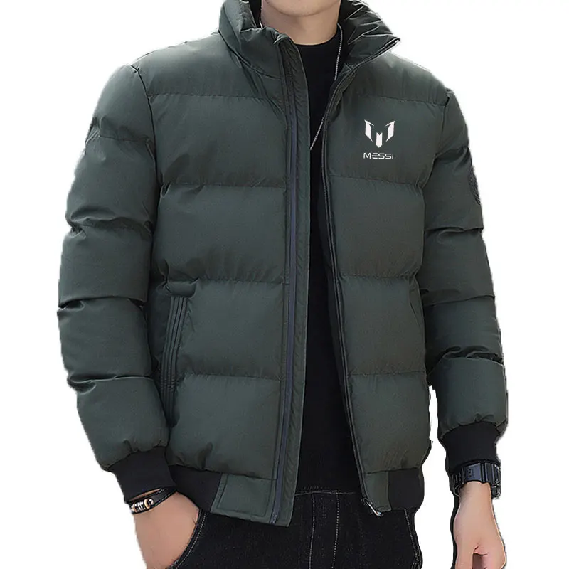 Casaco quente grosso à prova de vento masculino, parka de algodão duplo 11, moda empresarial, oferta especial, inverno, 2024