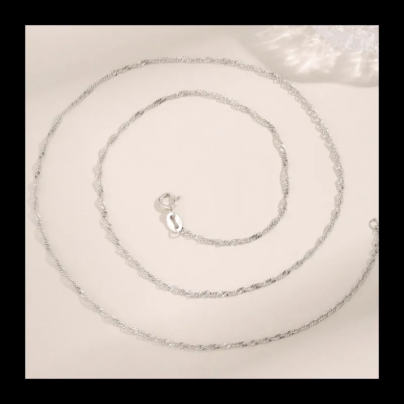 

Новое ожерелье из стерлингового серебра 925 пробы, модное темпераментное легкое роскошное ожерелье для женщин