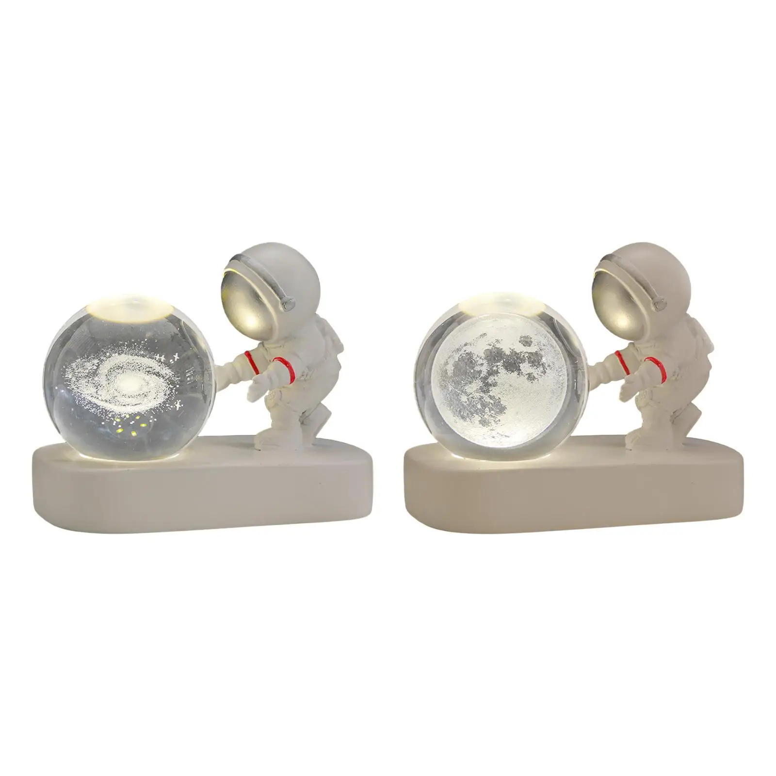 Luz de noche de bola de cristal 3D para niños y niñas, regalos del Día de San Valentín, globo de cristal para guardería, cabecera, sala de estar, escritorio, hogar