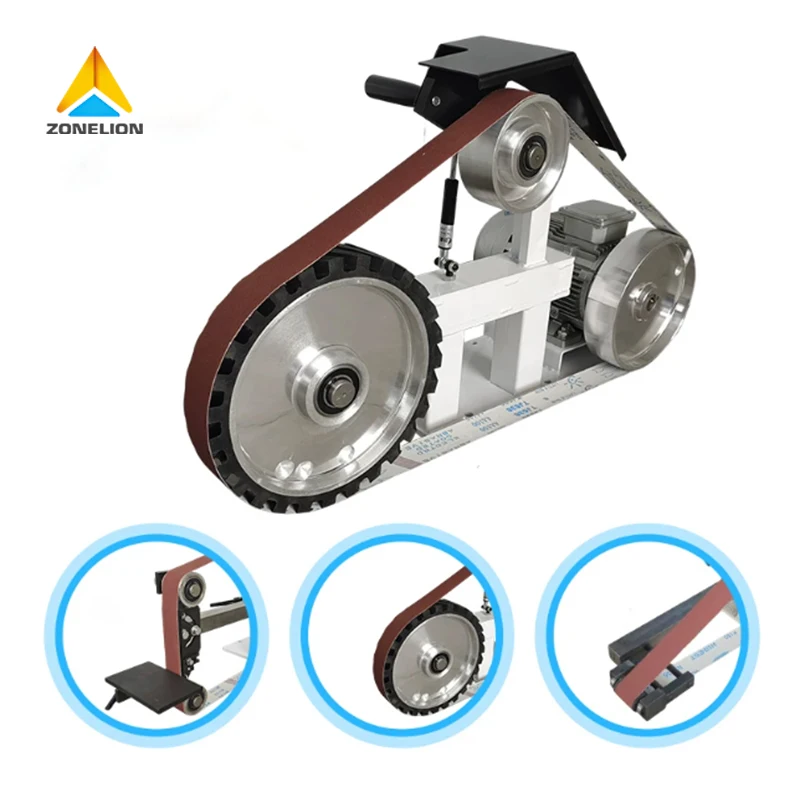 Industrial Belt Sander With Full Copper Motor For Stable Performance