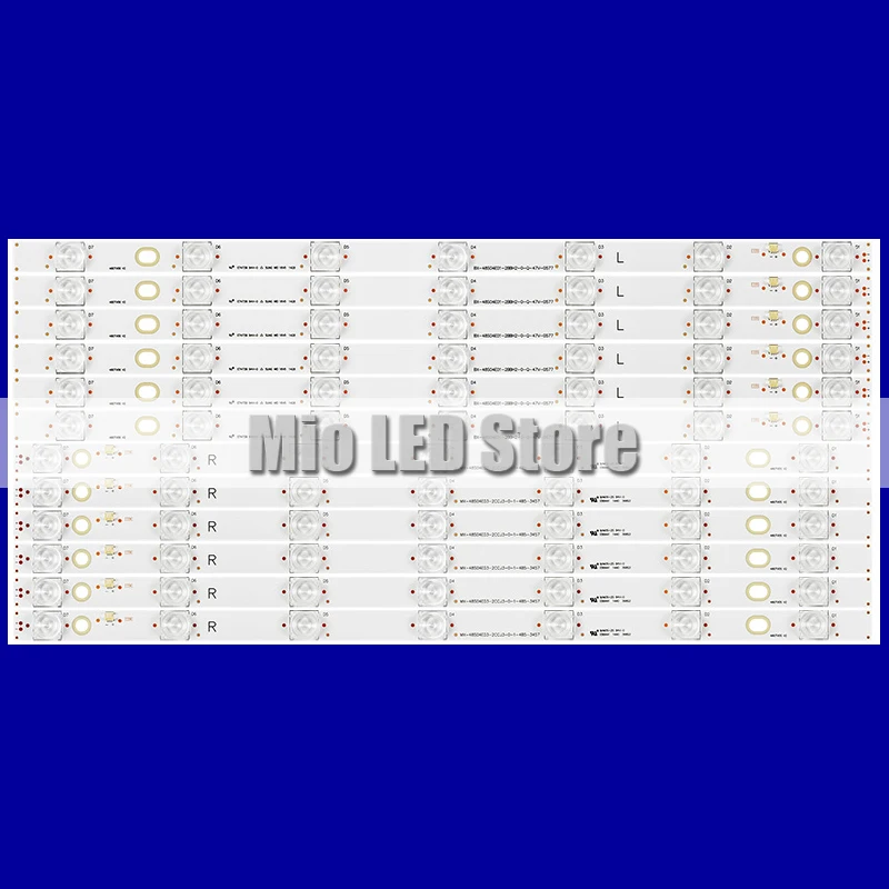 

5Set LED Strip For Panasonic 480TV05 480TV06 V2 R L TX-48AS640B TX-48AX630B TX-48AX630E TX-48AXW634 TX-48AXR630 TH-48AX670