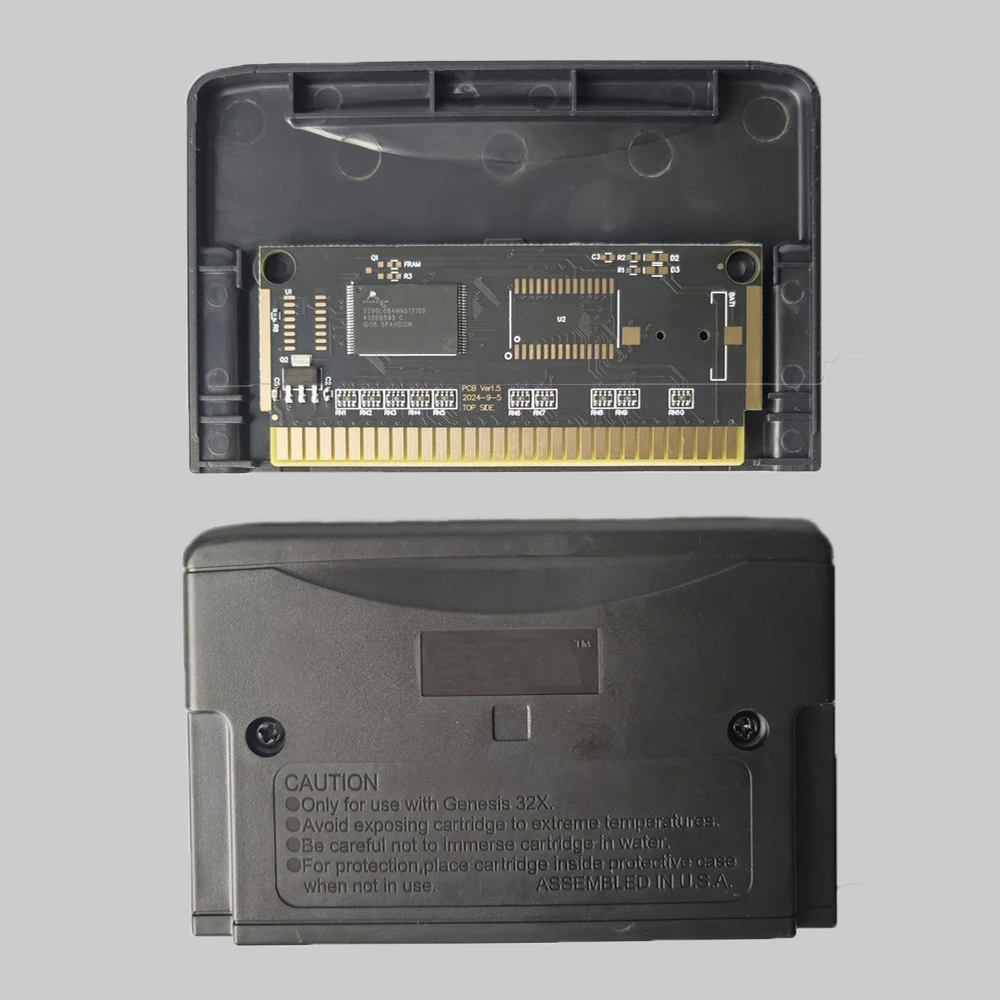 Update 32X FlashKit Programmer Rewritable Set For Sega 32X Video Game Console Cartridge Game Card