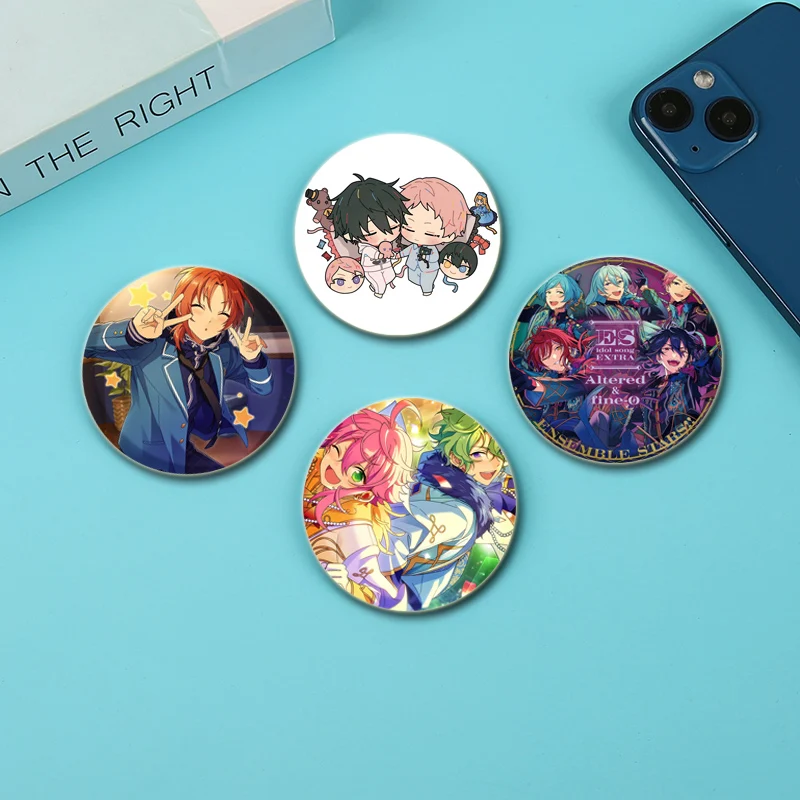 Hidaka Hokuto,Akehoshi Subaru,Yuuki Makoto Badge Cosplay Game Brooches Cute Enamel Pins for Clothes Backpack Jewelry Accessories