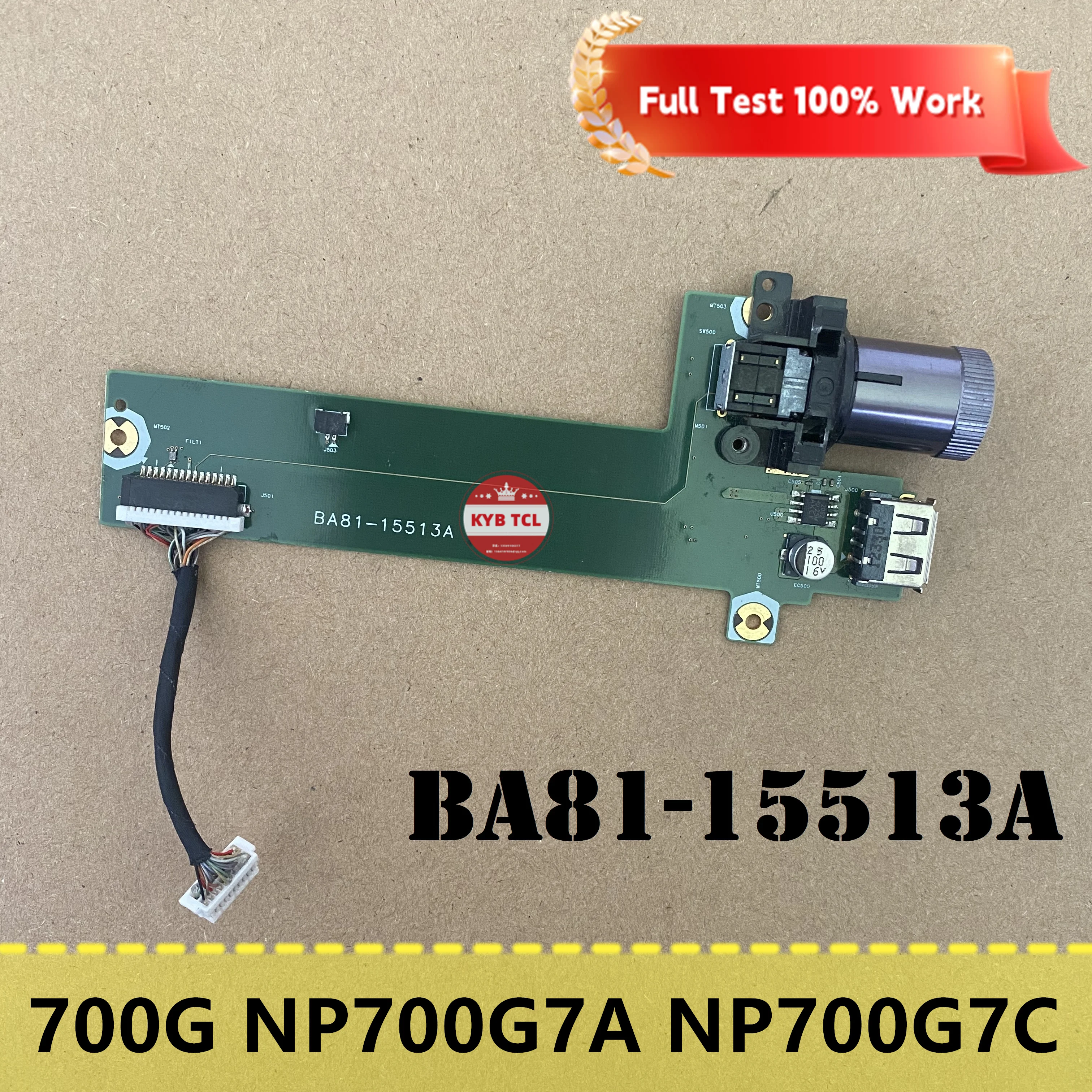 For Samsung NP700G7A 700G NP700G7C NP700G7C-T01US Genuine Laptop USB Jog Dial Sub Board Or Cable BA81-15513A Notebook