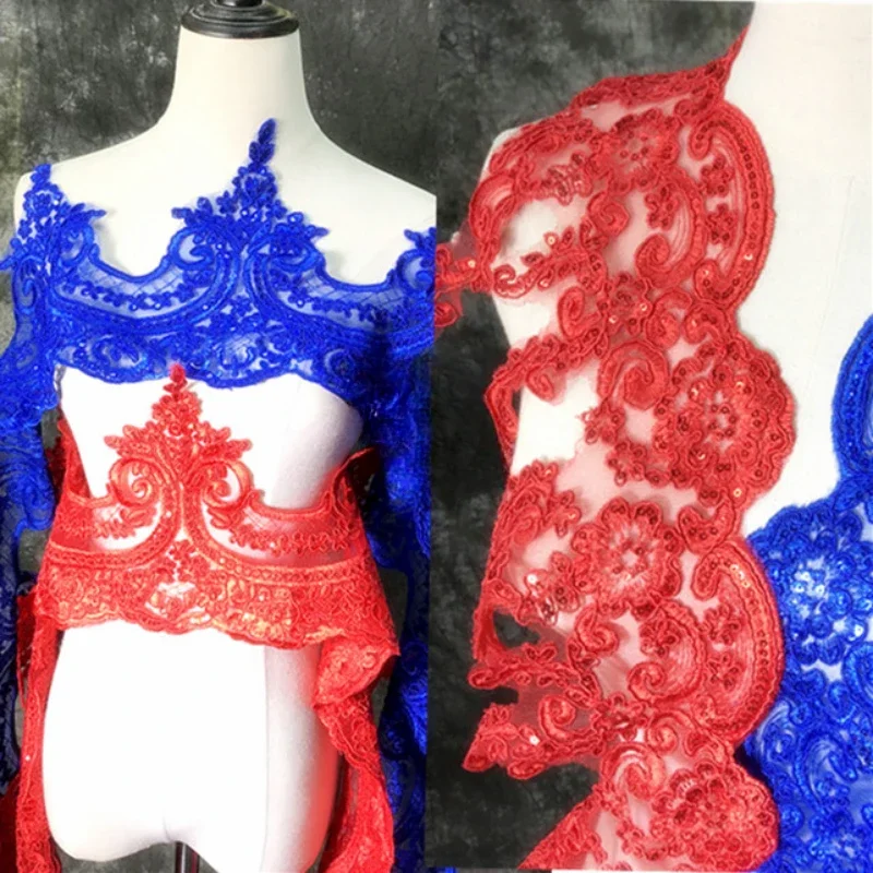 Heavy Industry Car Bone Hard Lace Coat Wedding Dress Dance Dress Sparkling Embroidery Lace Clothing Accessories