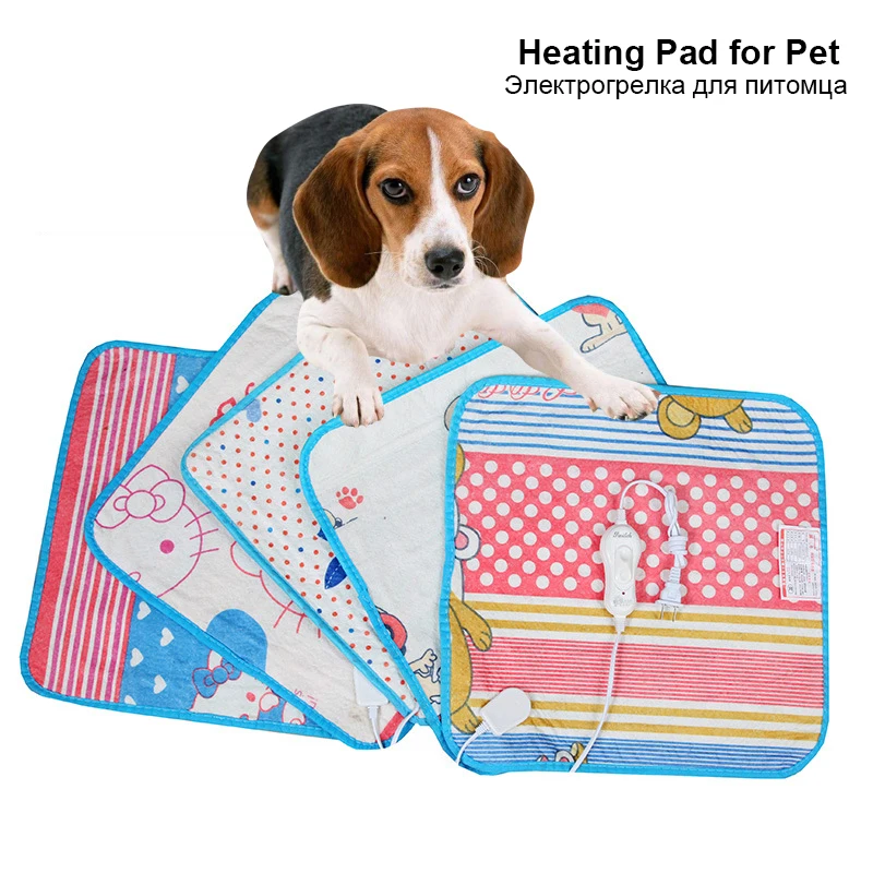 Heating Pads for Pet Animals Bed Heater Mat Cats Dogs Bed Body Winter Sleeping Warmer Carpet Pet plush Electric Blanket 40/60cm