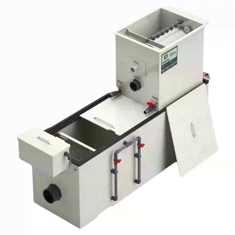 All-in-One Circulating Aquaculture System, Rotary Drum Microfilter for Koi Fish Pond Water Filtration