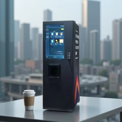 Factory Wholesale Price Sale Commercial Automatic Free Standing 20 Flavors Instant Coffee Vending Machine