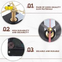 A23E-3Pcs Long Shaft Quartz Clock Movement Mechanism With 5 Pairs Hands And Numerals Kit DIY Clock Parts Replacement 31Mm