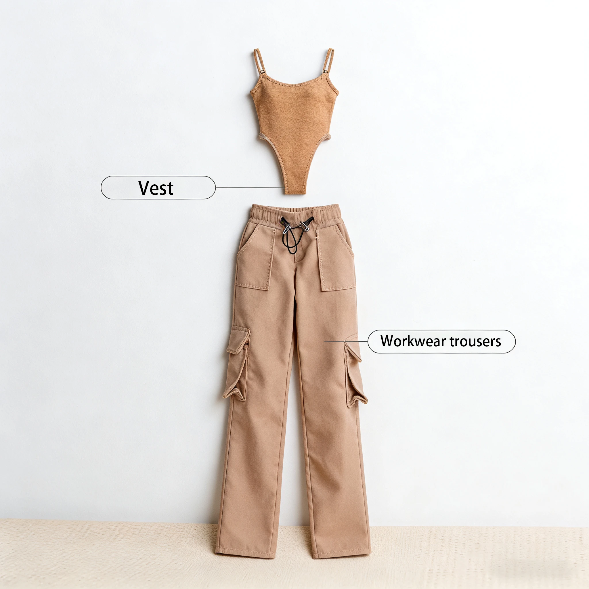 Classic Design Trench Coat Jacket Autumn/Winter Fashion Workwear Set For 1/6 Babi Supermodel Doll 30cm Doll Clothes Accessories