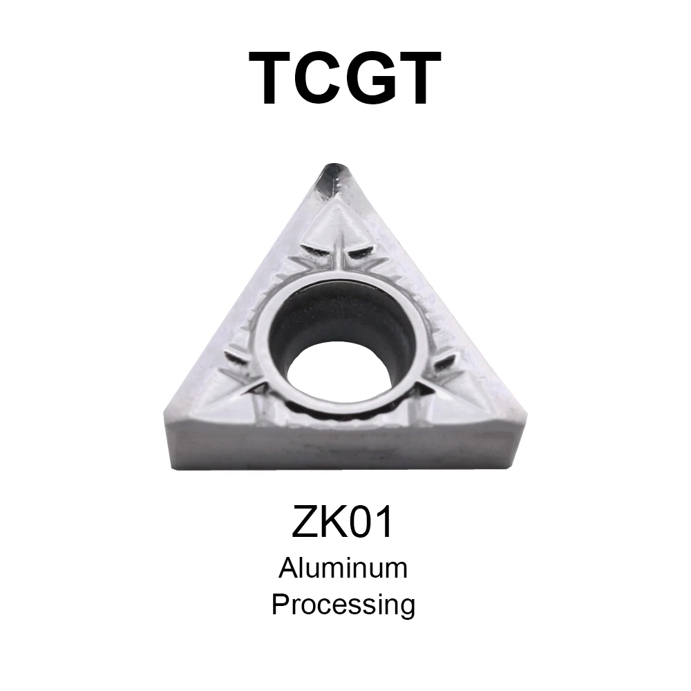 MZG 10pcs TCGT090202 TCGT090204 TCGT110202 TCGT110204 TCGT110208 TCGT16T302 TCGT16T304 TCGT16T308 Aluminum Carbide Insert TCGT