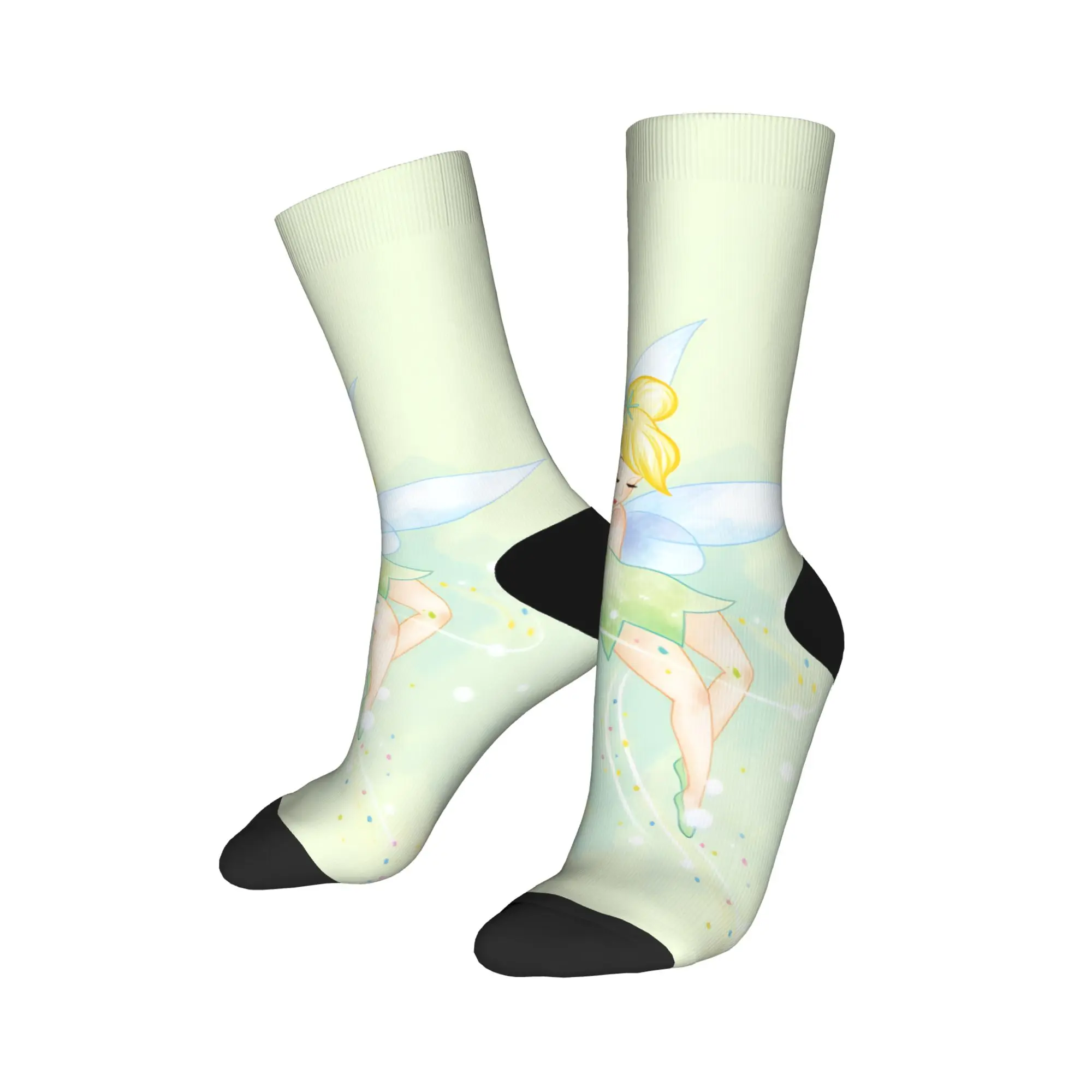 Tinker Anime Bells Socks Winter  Stockings Kawaii Couple Warm Soft Socks Graphic Skateboard Anti Sweat Socks