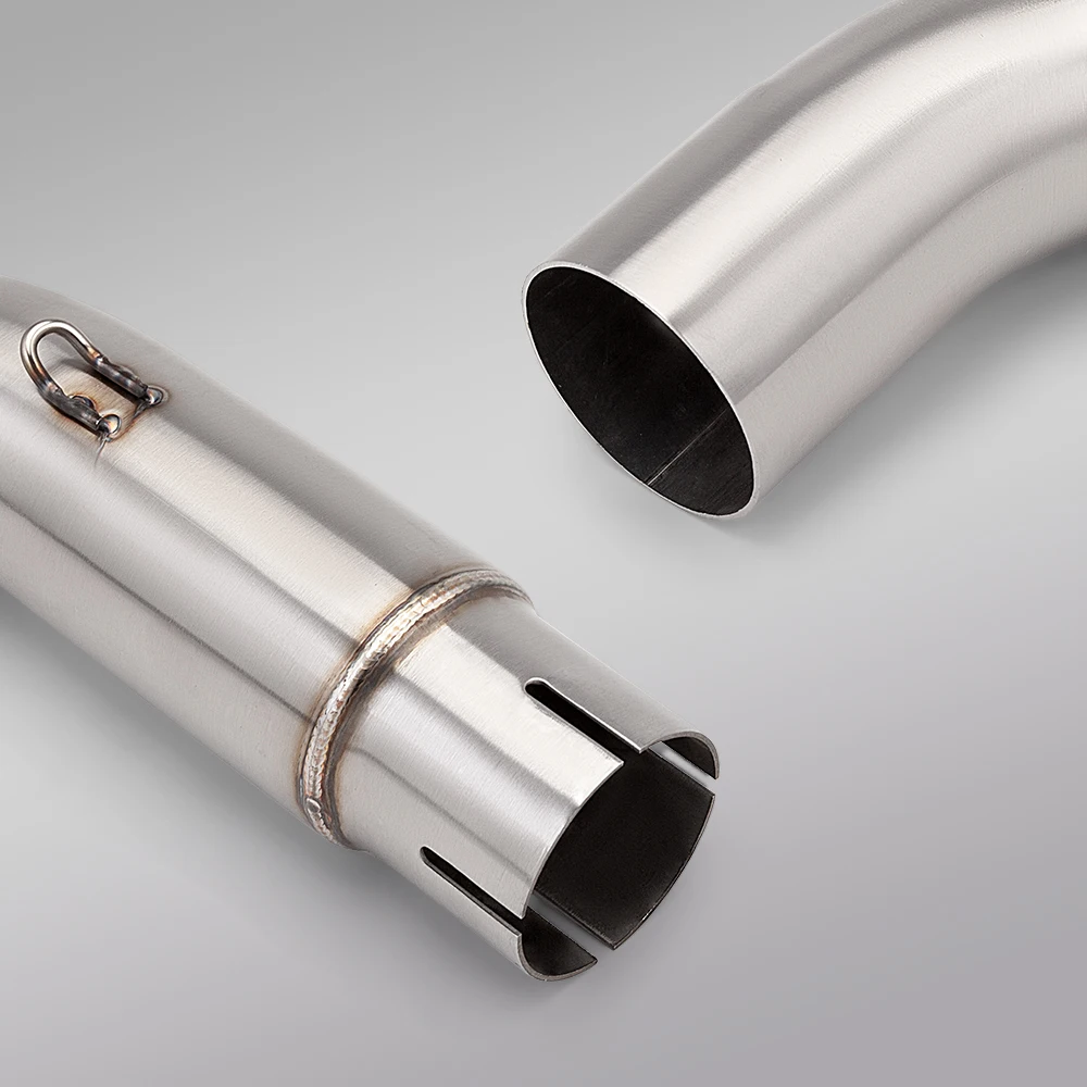 Motorcycle Exhaust Escape Moto Modify Middle Tube Link Pipe for KOVE 250RR 250RR slip on 51mm Escape exhaust system