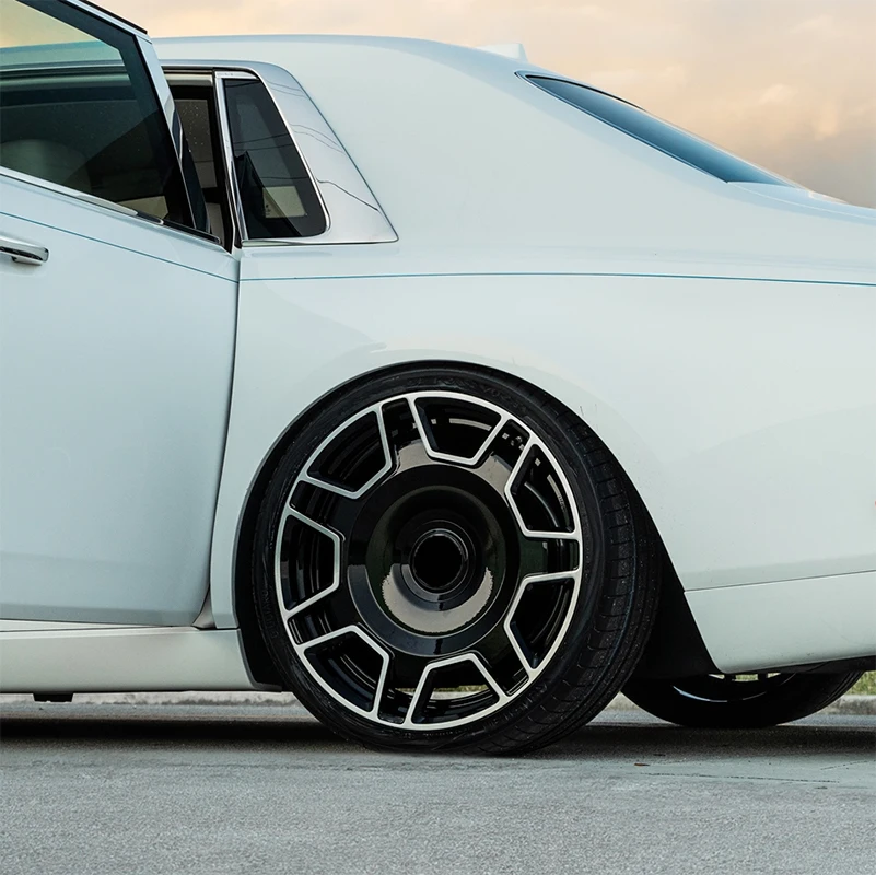 Custom Fully Refined Throwing 18-26 Inch Racing Car Wheels Deep Dish Forged 5*130 Rims With Polished Lip